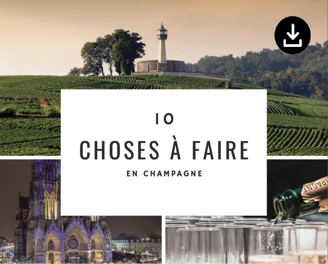 Charmant Studio En Champagne - Sparkling-Life Matougues Buitenkant foto